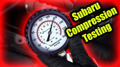 compression tester for subarus|What should Compression test at .